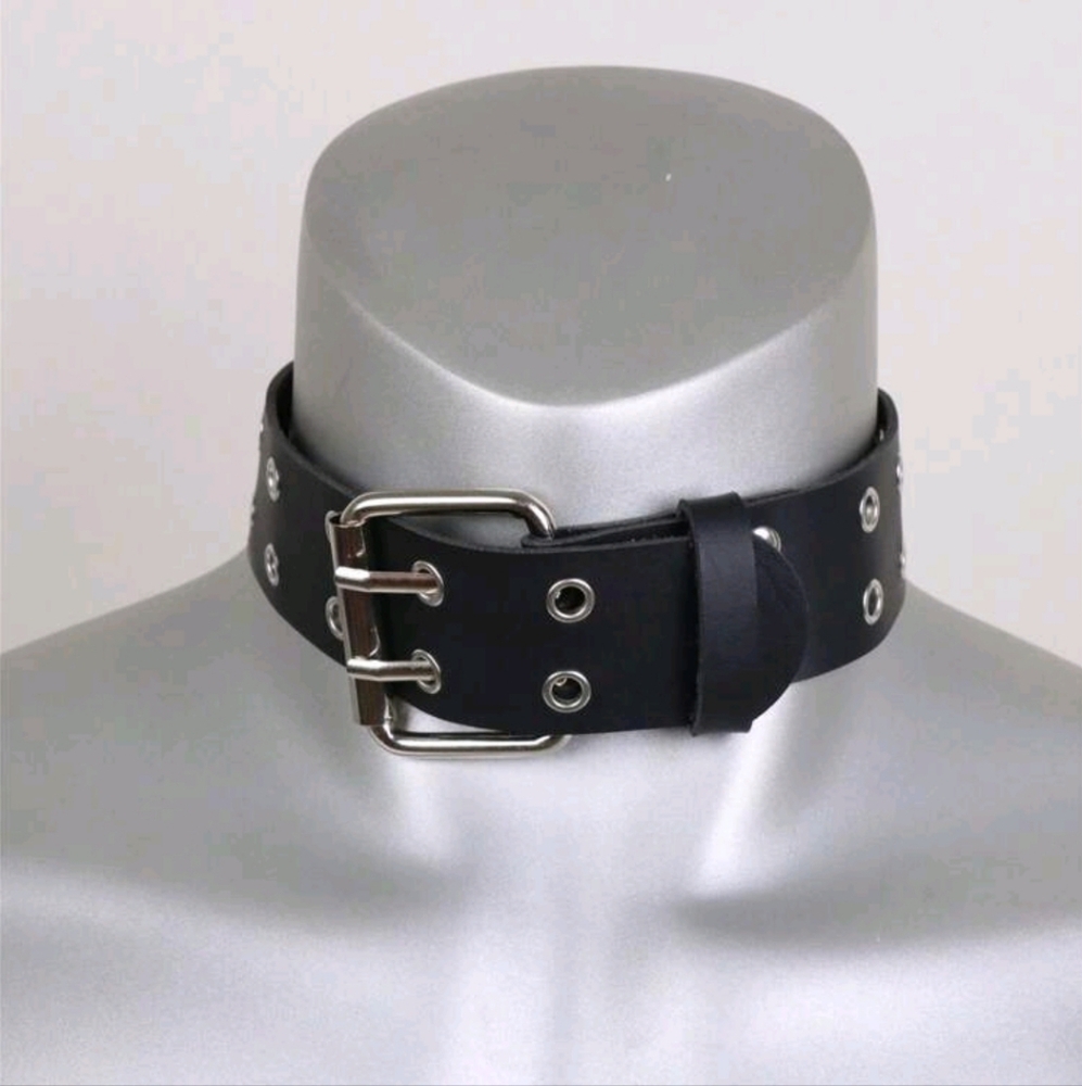 Black Buckle Choker Necklace